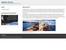 Tablet Screenshot of antibes.delmarsun.com